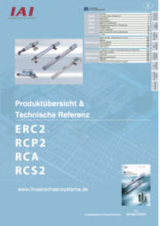 RoboCylinder Produktbersicht & technische Referenz